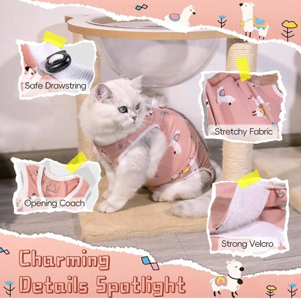 Adorable Cat Onesie - White and Pink
